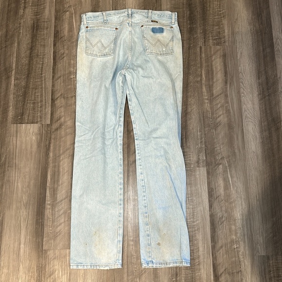 Wrangler Cowboy Cut Original Fit Painters Work Jeans - 38x36 - Picture 3 of 9